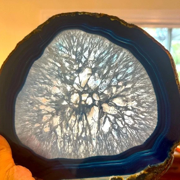 4 huge agate stone slices - Picture 7 of 14